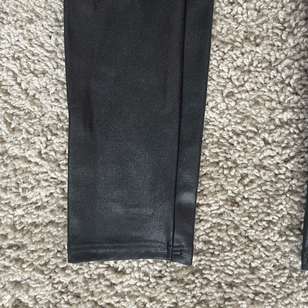 SPANX Metallic Faux Leather Leggings - Picture 3 of 5